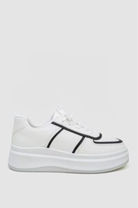Кросівки жіночі, колір біло-чорний, 243R188-201