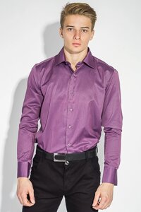 Сорочка, колір фіолетовий, 50PD9036-3