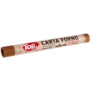 Пергамент для випікання силіконізований Toppack коричневий Carta Forno 38 см 10 м
