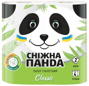 Туалетний папір Снігова панда Classic 4 шт.