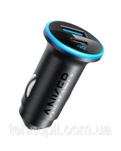 Anker 323 Car Charger (52.5W) Автомобільний зарядний пристрій від прикурювача USB-C USB-A