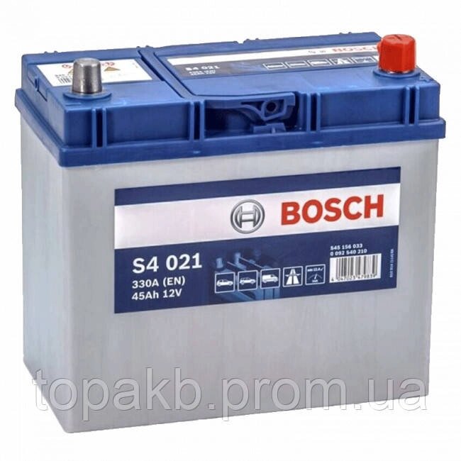Аккумулятор Bosch 45Ah 330A S4 021 від компанії ФОП Філіп'єв - фото 1