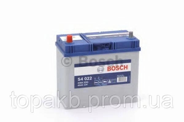 Аккумулятор Bosch 45Ah 330A S4 022 від компанії ФОП Філіп'єв - фото 1