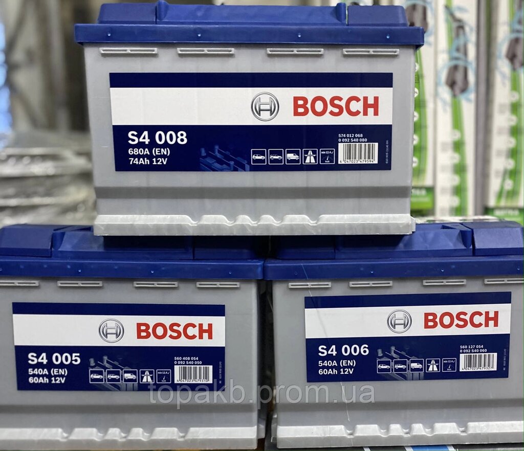 Аккумулятор Bosch 74 Ah 680A S4 (0) (1) від компанії ФОП Філіп'єв - фото 1