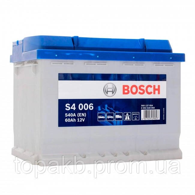 Акумулятор Bosch 60 Ah 540A S4 006 від компанії ФОП Філіп'єв - фото 1