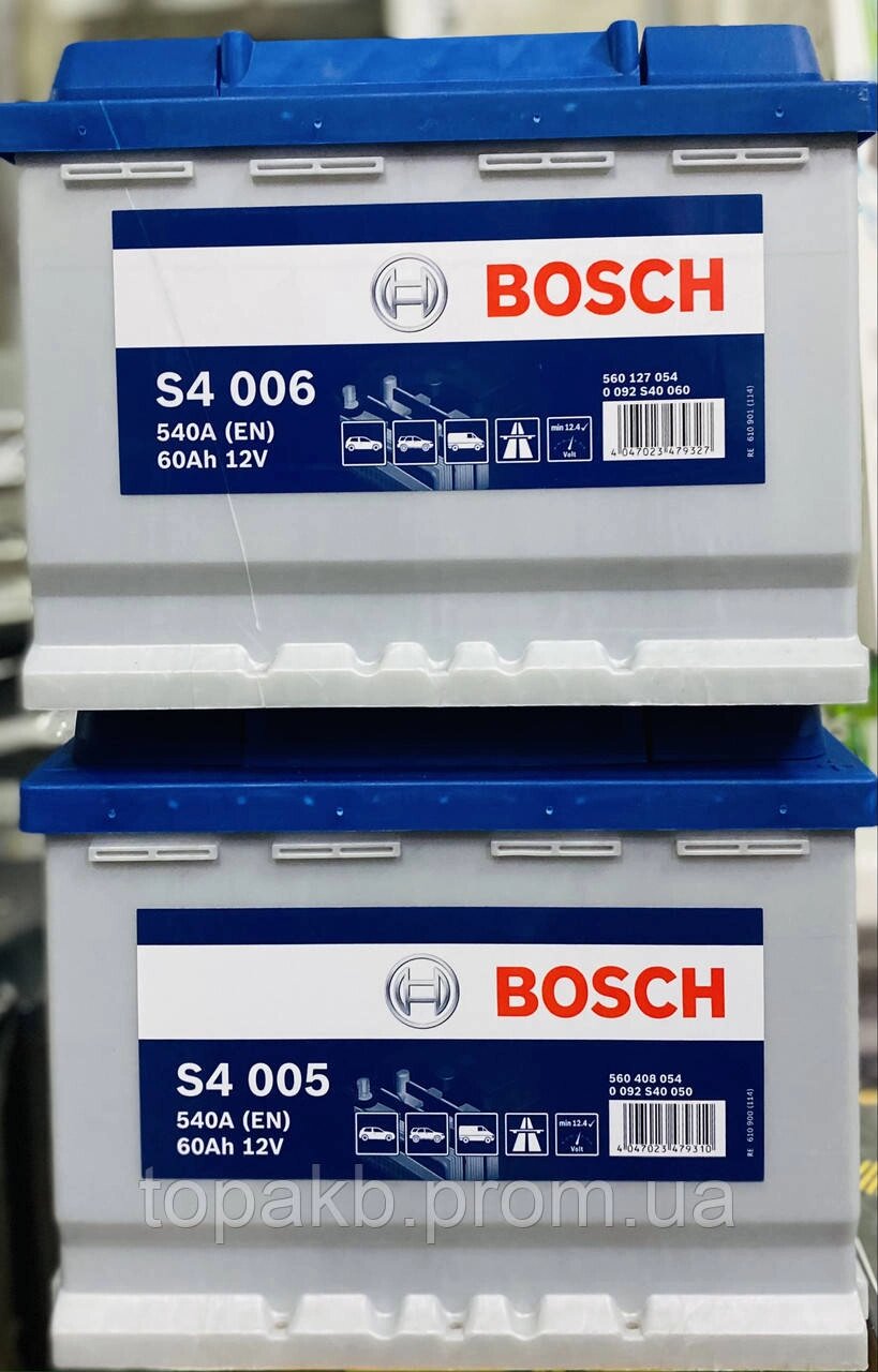 Акумулятор Bosch 60Ah 540A S4 (0) (1) від компанії ФОП Філіп'єв - фото 1