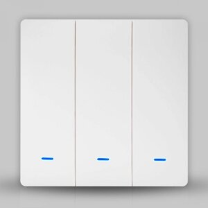 Wi-Fi вимикач Tuya (3 клавіші, без нуля)