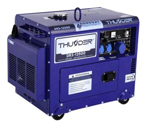 Дизельний генератор THUNDER DRS-12500 (5,5 кВт), електростанція дизельна для дому.