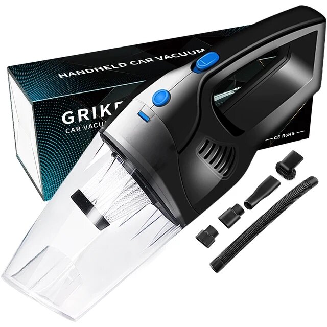 Автомобільний пилосос Grikey 120 W 2200 mAh від компанії TipTop - фото 1