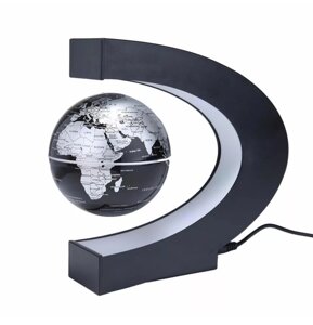 Глобус крутиться в невагомості Globe Star з підсвіткою золото
