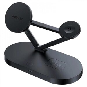 Бездротовий зарядний пристрій ACEFAST E9 desktop 3-in-1 wireless charging holder Black