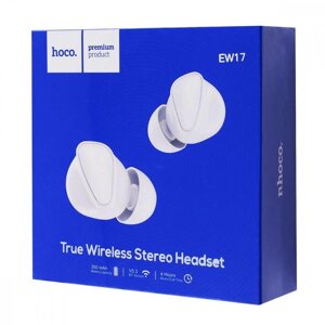 Бездротові навушники Hoco EW17 Amusement TWS Bluetooth білі