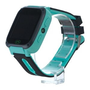 Дитячий смарт годинник S4 з ліхтарикомGPS сенсорний екран з sim карти і камери зелені