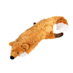 Іграшка для собак Лиса з великою пискавкою GiGwi Catch&fetch, штучне хутро, 63 см