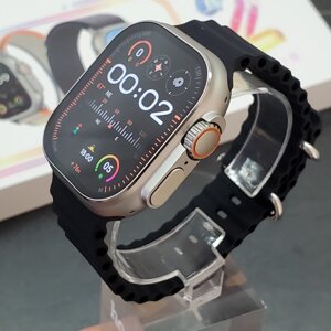 Смарт-годинник Smar Watch 9s GS ULTRA 2 49 мм AMOLED дисплей, укр. меню сірий