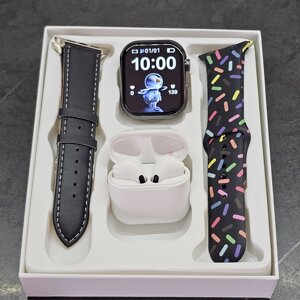 Смарт-годинник Smart Watch Fendior S9 Pro + TWS навушники + з 2 ремінцями