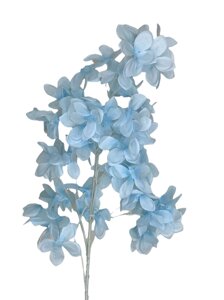 Штучна гілка декоративна, квітка, блакитний