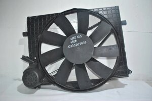 Вентилятор радіатора в зборі (мотор+крильчатка) A2205000093 Mercedes Benz W220 1998-2005