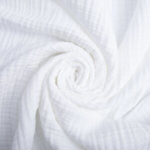 Тканина Муслін бавовна 4-шаровий білий