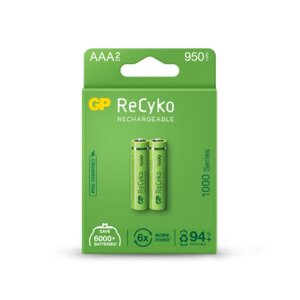 Акумулятор 100aaahce-EB2 950 mah (бл-2шт) GP recyko