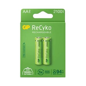 Акумулятор AA/HR06 2100mAh (бл-2шт) GP ReCyko New desing