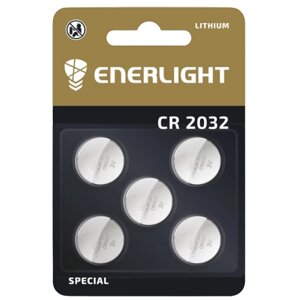 Батарейка CR2032 (бл-5шт) Enerlight Lithium