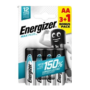 Батарейка калюжна AA/LR6 (бл-3+1шт) Energizer Max Plus