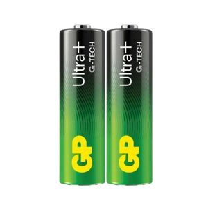 Батарейка лужна AA/LR6 (пл-2шт) GP Ultra Plus