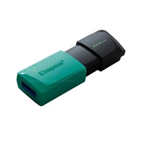 Флешка 256Гб USB 3.2 чорний/бірюзовий DT Exodia M Kingston