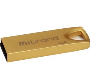 Флешка 4Гб USB 2.0 золотий Taipan Mibrand