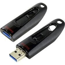 Флешка 64Гб USB 3.0 чорний Ultra SanDisk