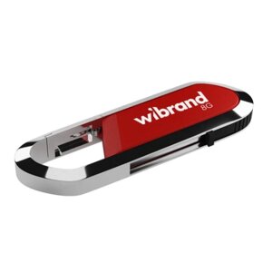 Флешка 8 Гб USB 2.0 темно-чорвоний Aligator Wibrand