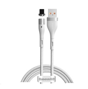 Кабель USB Lightning BASEUS CALXC-K02 2,4A магнітний 1м білий