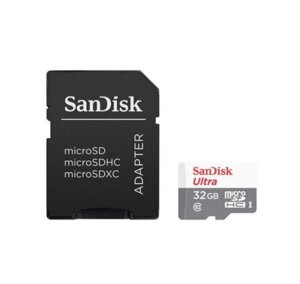 Карта пам'яті microSDHC 32Гб Class 10 (UHS-1) 100Мб/с SanDisk Ultra