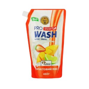 Крем-мило 460гр Фруктовий мікс ProWash (дой-пак) 2К