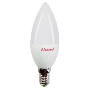 Лампа LED B35 7W E27 2700K 220V candle лезард