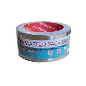 Стрічка клейка алюмінієва 48мм*10м 60041S Master Pack