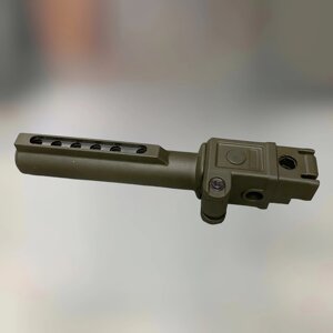 Труба складана для приклада АК, DLG TACTICAL (DLG-147-green), Mil Spec Олива, трубний складаний адаптер