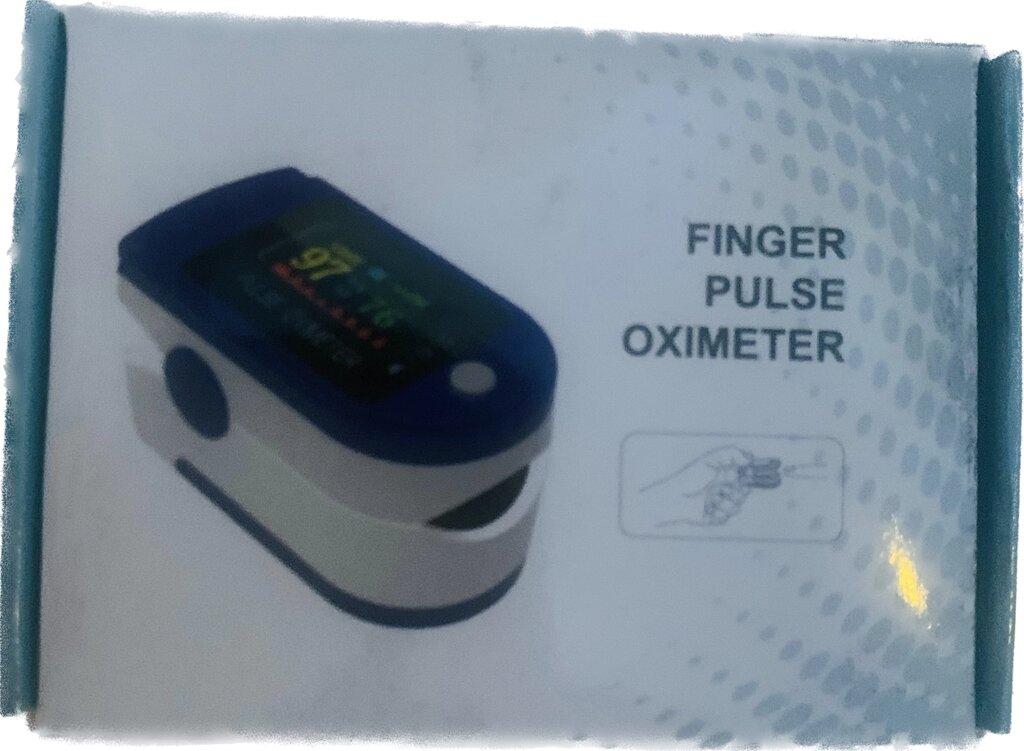 Пульсоксиметр Fingertip Pulse Oximeter LK88 Синій від компанії 77Open - фото 1