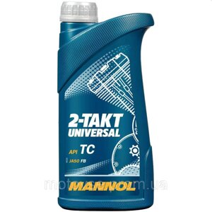 Моторна олива 2T universal мінералка, 1 л. (germany ) mannol"