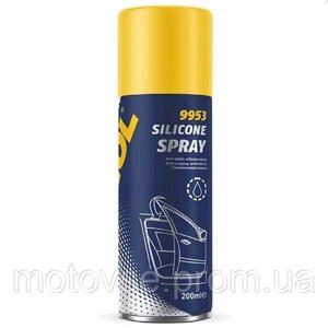 Силіконове водовідштовхуюче мастило 9953 Silicone Spray Antistatisch 0,2л "MANNOL" Germany