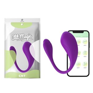 Подвійний вібратор для пар Clit Magic Take Over-The Insider 2 Purple