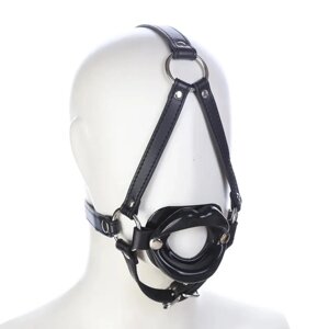 Кляп з отвором у формі губ Bondage Mouth Gag Black