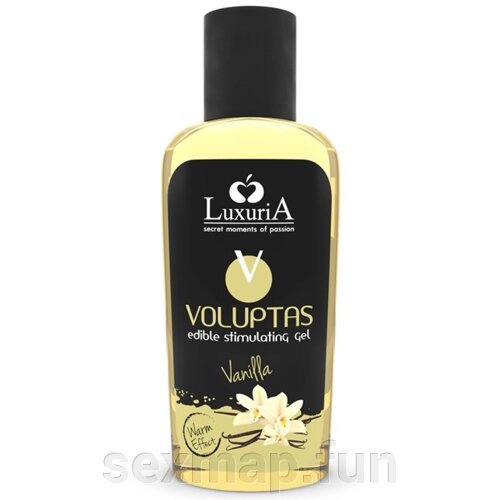 Масажний гель Luxuria Voluptas Edible Massage Gel Warming Effect Vanilla, 100мл