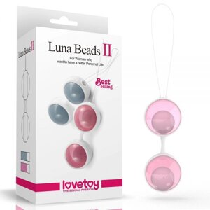 Вагінальні кульки рожеві Luna Beads 2