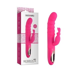 Вібратор рожевий Pleasure Luxury Rabbit Vibrator Rebecca