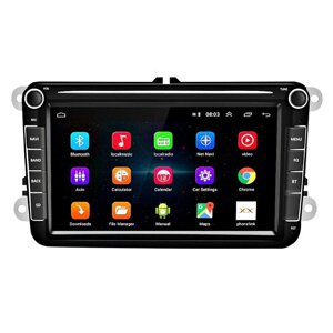 Штатна магнітола Android Volkswagen Touran 2006-2015 р. Екран 8" 1\8Гб Автомагнітола Андроїд 10 GPS Wi-Fi