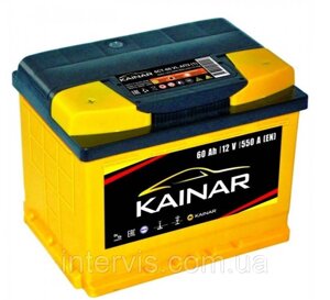 Акумулятор 60Ah-12v KAINAR (Кайнар) Standart+242х175х190), L, EN550 L+лівий