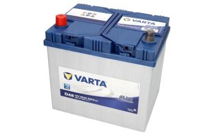 Акумулятор 60ah-12v VARTA BLUE dynamic (D48) (варта) 540A (L+лівий) азія (232х173х225) (пуск)