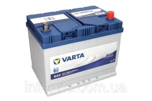 Акумулятор 70ah-12v VARTA BD (E23) (варта) 630A (R+правий) 261х175х220 B13 (пуск)